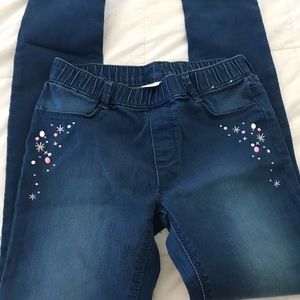 Gymboree girls size 10 jeggings with jewels